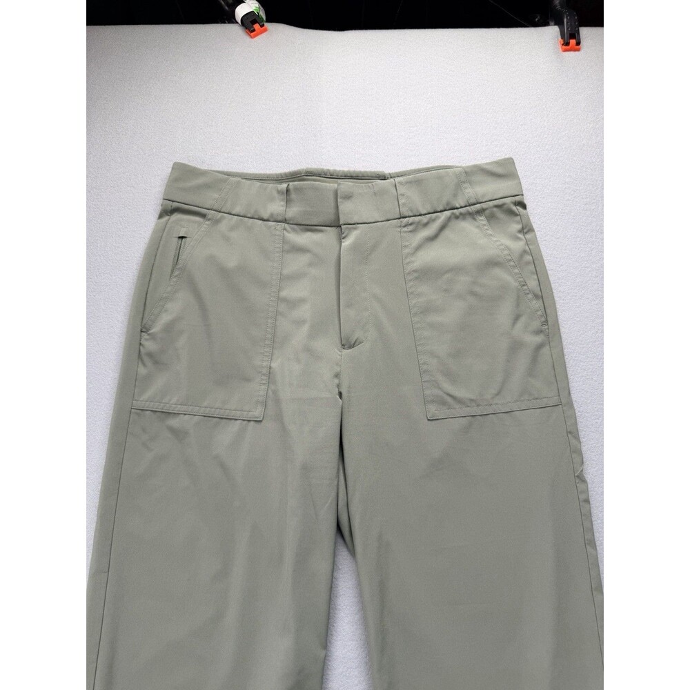 Athleta Tribeca Utility Crop Pants Womens 4 Laurel Olive High Rise - Picture 5 of 16